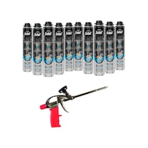 Selsil Thermal Foam Isı Ve Ses Yalıtım Köpüğü 850 Ml. 10 Adet ,demir Köpük Tabancası