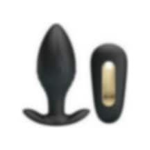 Morgece Altın Serisi 12 Fonksiyonlu Uzaktan Kumandalı Usb Şarjlı Silikon Anal Plug