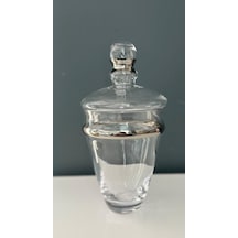 Decorium Cam Ayaklı Kavanoz Dalıa Platin M06466-ab