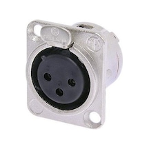 Neutrik Nc3Fd-L-1 - Şase Tipi Dişi Audio Konnektör