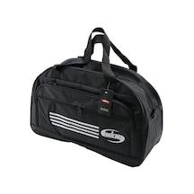 Küçük Boy Sports Bag Seyahat Çantası 3 Bölmeli 50 X 31 X 16cm 4886 Siyah