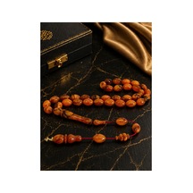 Doğal Görünümlü Kehribar Ton Tesbih Şık Ve Zarif Tasarım Hediye Seçeneği Sarı - 871174070 Sarı - 871174070 Sarı