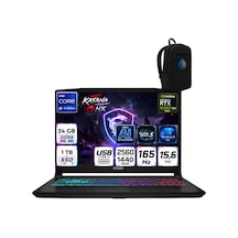 MSI Katana 15 HX B14WFK-450XTRRNP06 i9-14900HX 24 GB 1 TB SSD RTX5060 15.6" W11P Dizüstü Bilgisayar + Çanta
