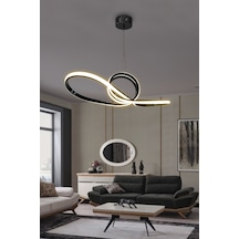 Papyon Toplu Modern Sarkıt Led Avize - - Kumandalı / Gold Gold
