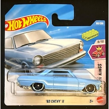 Hot Wheels Tekli Arabalar '63 Chevy Iı Compact Kings Çok Renkli