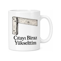 Bezos Çıtayı Biraz Yükselttim Tasarımlı Porselen Kupa - Model 511 Nıda