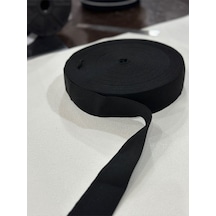 4.5 Cm Dokuma Lastik Siyah 5 Metre