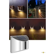 Trendpoint 2Adet Solar Metal Tek Taraflı Aplik Duvar Lambası Deko Diğer