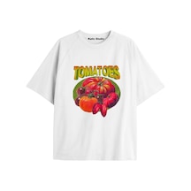 Kalic Studio Y2k Vintage Pickles Baskılı Beyaz T-shirt Kod 196 Beyaz-196