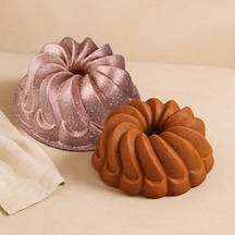 Kitchen Nirvana Girdap Kek Kalıbı - Pembe - 24 Cm Çok Renkli
