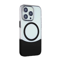 Durukar Apple, Uyumlu iPhone 15 Pro Pc Suit Magsafe Kapak - Siyah
