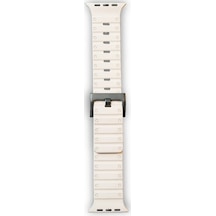 Apple Watch 42mm Magnus Mıknatıslı Silikon Kordon Saat Değildir - Yıldız Işığı