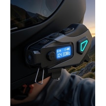 Kask İçi Bluetooth Kulaklık Kamera Ve Fenerli Su Geçirmez Model