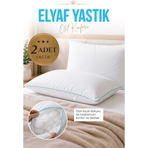 2 Adet Blue Comfort 1000 Gr Elyaf Yastık 50x70 Cm Beyaz