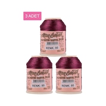 3 Adet Altınbaşak Oya Ve Dantel İpi 20 Gr - Royaleks - No: 080 Çok Renkli