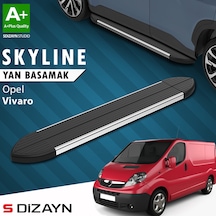 S-dizayn Opel Vivaro A Kısa Şase Skyline Krom Yan Basamak 223 Cm 2001-2014 A+ Kalite