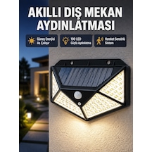 Solar Güçlü 100 Led Bahçe Lambası Enerji Tasarruflu, Suya Dayanıklı Ve Geniş Açılı Işık - Lisinya 53206185