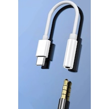 Type-c Girişli Telefonlarla Uyumlu Kablolu Kulaklık Çevirici Type-c Headphone Aux Çevirici Sw-t35