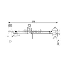 Bosch 1987481070 Fren Hortumu Sağ Ön 478mm