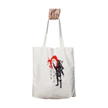 Art Hediye Red Sun Snake Metal Gear Solid İki Tarafı Kalıcı Baskılı Yıkanabilir Çanta Çok Renkli