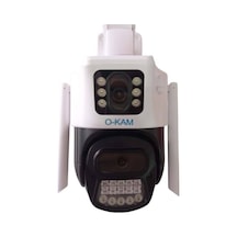 O-kam-6015 6mp Dual Lens Wifi Ptz Cameras, 3.5 İnch Dual Screen I