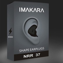 Cdq 60 Adet Silikon Kulak Tıkacı Uyku Gürültü Önleyici Kalıplanabilir Kulak Tıkacı Siyah