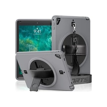 Apple iPad 5 Air 9.7 Kılıf Strap-c Otterbox Tablet Kapak - Gri İtdark35154