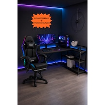 Oyuncu Masası + Oyuncu Koltuğu Takımı, L Masa Ve Ledli Sandalye Seti, Raflı Masa, Gaming Masası, Gaming Sandalyesi-6 Diğer