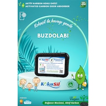 Kokusil Buzdolabı Koku Giderici Ve Koku Emici Doğal Aktif Karbon Siyah
