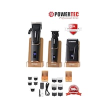 Powertec TR-5400 Saç & Sakal & Ense Profesyonel Tıraş Makinesi Seti