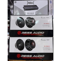 Rs-m88ax 20cm İki Takım Midrange 700wat375rms 4 Kanallı Mba-400.4 4x400rms Anfi