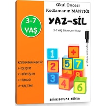 Okul Öncesi Kodlama Mantığı Yaz-Sil Kitabı