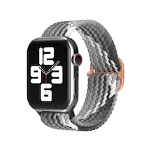 Newface Apple Watch Uyumlu 42mm Star Kordon -  Gri- siyah Diğer