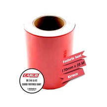 Carub Fosforlu Bant Kırmızı 17cm X 25 Mt
