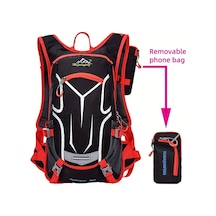 Oldfriend Kırmızı Çok Fonksiyonlu Açık Hava Spor Sırt Çantası Bisiklet Yürüyüş Dağcılık Seyahat Su Şişesi Cebi Nefes Alabilen Reflektif Kırmızı