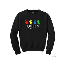 Queen Colored Siyah Sweatshirt Siyah Queen Colored Siyah Sweatshirt Siyah