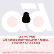 DOĞRU KAUÇUK 639 Aks Körüğü Kadett D E Astra F Ascona C Vectra A 1.6 1.7 D 1.8 2.0