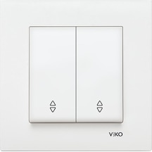 Viko Karre Beyaz Komütatör Vavian Anahtarı Çerçeveli- 90967017