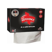 Reference El Yüz Havlusu 2 Katlı 100'lü X 24 Paket Siyah