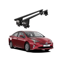 Royal Toyota Prius 2015 - 2018 Uyumlu Siyah Kilitli Ara Atkı Port Bagaj Tavan Barı