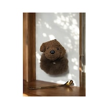 Köpekli Peluş Lastik Simit Toka Kahverengi - 673856368 Kahverengi
