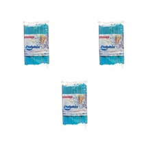 Dolphin Frozen Kalın Kokteyl Buzlu İçecek Pipet - Düz - Turkuaz - 22cm. - 8mm. -100 Adetlik 3 Paket Turkuaz