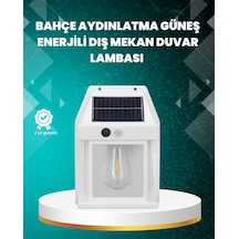 Çok Modlu Güneş Enerjili Bahçe Ve Balkon Lambası Renkli
