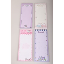 Dekomus İle Lisanslı Yeni Sezon Kuromı Ve Hello Kıtty 9x22 Cm Block Note 2'lisi Altın