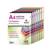 Mapi Cilt Kapağı A-4 100 Adet Buzlu Şeffaf