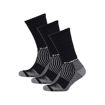 Thermoform Trekking Yürüyüş Kampçı Avcı Çorap Siyah 3'lü Paket