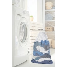 Çamaşır Yıkama Filesi Mega Boy 40 60 Cm Kumaş 60 X 40 Beyaz Diğer