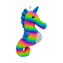 40 Cm Deniz Atı Peluş Mavi