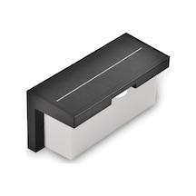 Eco Lounge 1 Adet Cata Ct 7083 Barbaros 40w Dış Mekan Solar Led Aplik 3200k Gün Işığı Siyah