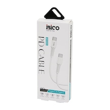 İbico İb-1005 Type-c To Telefon Şarj Ve Data Kablosu 1mt 20w 3.4a Hızlı - 10'li Paket